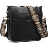 INF Elegantna torba iz PU usnja za ženske: torba za čez ramo Black, (21781472) | Shoptok.si