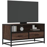 TV ormarić boja smeđeg hrasta 80x34,5x40 cm konstruirano | shoptok.hr