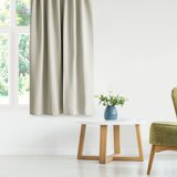 Restilo zasłona BLACKOUT kolor kremowy szarfa upinająca styl klasyczny przelotki srebrne materiał blackout 140x245 | shoptok.hr