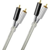 Oehlbach D1C2602 Cinch audio priključni kabel [2x muški cinch konektor - 1x muški cinch konektor] 1.50 m srebrna | Eponuda.ba