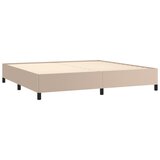  Okvir za krevet bez madraca boja cappuccina 200x200 cm od umjetne kože | shoptok.hr