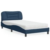  Krevet s madracem Hvar plavi 100 x 200 cm od tkanine | shoptok.hr