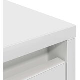 vidaXL Visoka ploča bijela 29,5x34x119,5 cm izrađeno drvo | shoptok.hr