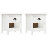  Noćni ormarići Hill 2 kom 46 x 35 x 49,5 cm od masivne borovine | shoptok.hr