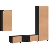  Set TV komoda FLORIN 3 kom. Crna Konstruirano drvo | shoptok.hr