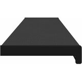  Prozorska klupčica Crna s drvenom teksturom 160 x 20 x 4,5 cm | shoptok.hr