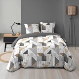Douceur d intérieur Bijela/siva posteljina za bračni krevet/za produženi krevet od mikrovlakana 240x220 cm Trigone – | shoptok.hr