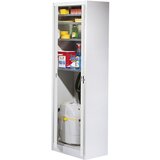 mauser skladiščna omara, vxš 1950 x 600 mm, globina 420 mm, ohišje in vrata svetlo siva | Shoptok.si