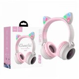 hoco. W27 Cat Ear Grey bežične stereo slušalice, Bluetooth v5.0, 300mAh | Eponuda.ba