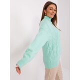 Wool Fashion Italia Sweater-AT-SW-23401.97P-dark mint | shoptok.hr