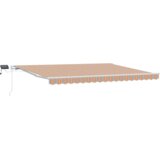 Ručna Ročna retraktibilna tenda z LED večbarvno črto 450x350 cm, (22150270) | Shoptok.si