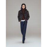 Reserved LADIES` OUTER JACKET & BELT - tamnosmeđe | shoptok.hr