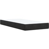 vidaXL Box spring postelja z vzmetnico črna 90x200 cm žamet | Shoptok.si