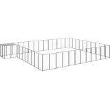  Kavez za pse crni 37,51 m² čelični | shoptok.hr