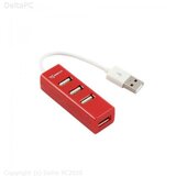 S Box SBOX USB HUB H-204 - USB-2.0 4 Port Crveni Cijene