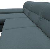 MID.YOU KOTNA SEDEŽNA GARNITURA, gladka tkanina modra | Shoptok.si