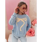 DStreet Bluza damska one size oversize SOFTTIE błękitna | shoptok.hr