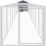  Kućica za pse s krovom antracit 117x1017x123 cm pocinčani čelik | shoptok.hr