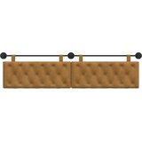  Držeće uzglavlje Zidne Smeđa 210 x 55 x 7 cm Baršun - Smeđa 200 cm bez LED | shoptok.hr