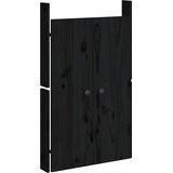  Vanjska kuhinjska vrata MEPPEL 2 kom crna 50x9x82 cm masivna borovina | Eponuda.com