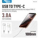  kabel konfulon joko DC80 3A usb na type-c beli 1m Cene