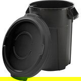 rothopro Večnamenska posoda s pokrovom, prostornina 85 l, črne barve, ŠxVxG 530 x 660 x 500 mm Cene