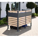 WESTMANN metalna obloga za 2 kante za smeće Planum | 2x240L | Drveni izgled | 170x90x120 cm - BRANDED IN GERMANY | shoptok.hr