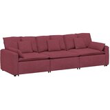  Modularna sofa s jastucima, vinsko crvena | Eponuda.com