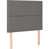 vidaXL Krevet s oprugama i madracem sivi 90 x 190 cm od umjetne kože | shoptok.hr