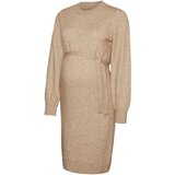 Mamalicious Pletena haljina 'New Anne' smeđa melange | shoptok.hr