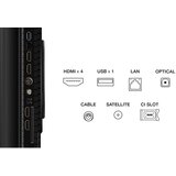 Tcl 55T8C TV 139.7 cm (55) 4K Ultra HD Smart TV Wi-Fi Metallic 350 cd /m² | shoptok.hr