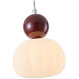  visilica na lanku HELIOS 1xG9/7W/230V bela/braon | Eponuda.com