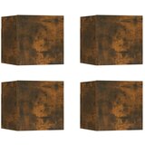 vidaXL Stenska TV omarica 4 kosi dimljeni hrast 30,5x30x30 cm, (20732648) Cene