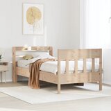  Okvir kreveta bez madraca 90 x 190 cm od masivne borovine | shoptok.hr