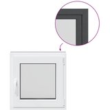 Prozor za podrum RISOR 50 x 50 cm PVC i staklo Antracit | shoptok.hr