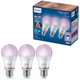  KOMPLET 3x LED RGB prigušiva sijalica Philips SMART A60 E27/8,8W/230V 2200-6500K Cene
