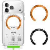 Popsockets TECH-PROTECT MMP-210 MAGNETNI OBROČ ZA MAGSAFE APPLE ČRN KOZMIČNO ORANŽEN, (5000259430) Cene