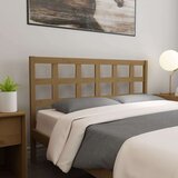  Posteljno vzglavje medeno rjavo 156x4x100 cm trdna borovina, (20684444) | Shoptok.si