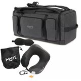 Moye Trailblazer Multi-Backpack Grey O5 + Neck Pillow Grey cene