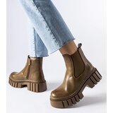 Gemre Brown platform jodhpur boots Giusy | shoptok.hr