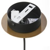 Jupiter 2009 - visilica na sajli alas 1xGU10/10W/230V zlatni | Eponuda.com
