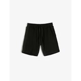 Koton Shorts - Black - Normal Waist Cene
