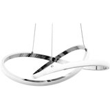 Toolight Stropna viseća svjetiljka prsten moderna LED + daljinski upravljač APP389-CP Chrome | shoptok.hr