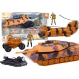  Voja&amp;scaron;ki set s tankom, helikopterjem in figuricami - khaki Slike