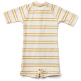 Liewood kopalni pajac z rokavi max stripe jojoba/creme de la creme | Shoptok.si