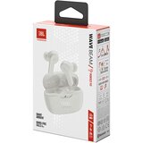 JBL Brezžične slušalke Vibe Beam, bele | Shoptok.si