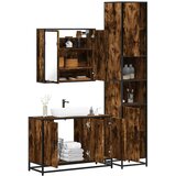 vidaXL 3-dijelni set kupaonskog namještaja boja hrasta drveni | shoptok.hr