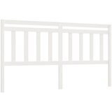  Uzglavlje za krevet bijelo 186 x 4 x 100 cm od masivne borovine | shoptok.hr