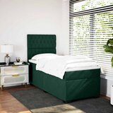 Box spring krevet s madracem tamnozeleni 80 x 200 cm baršunasti | shoptok.hr