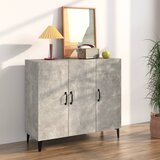 The Living Store Komoda betonsko siva 90x34x80 cm konstruiran les - Komoda, (21437562) Cene